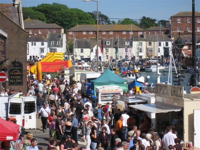 Weymouth Festival from the bridge